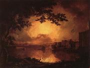 Joseph wright of derby Illumination of the Castel Sant'Angelo in Rome oil painting artist